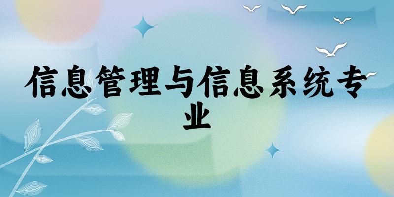 信息管理与信息系统专业天津录取分数线