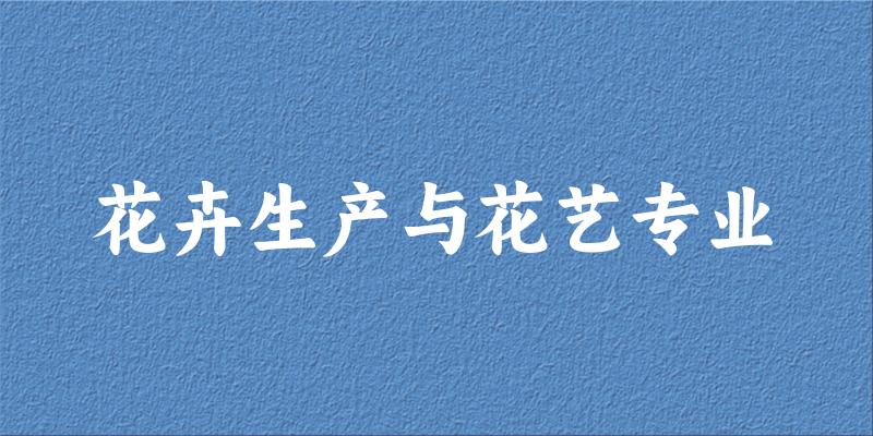 花卉生产与花艺专业福建录取分数线