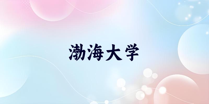 渤海大学2025年全国各省录取分数线与位次排名汇总