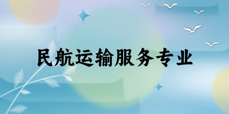 民航运输服务专业宁夏录取分数线