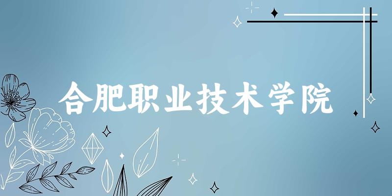 合肥职业技术学院2025各省录取分数线汇总