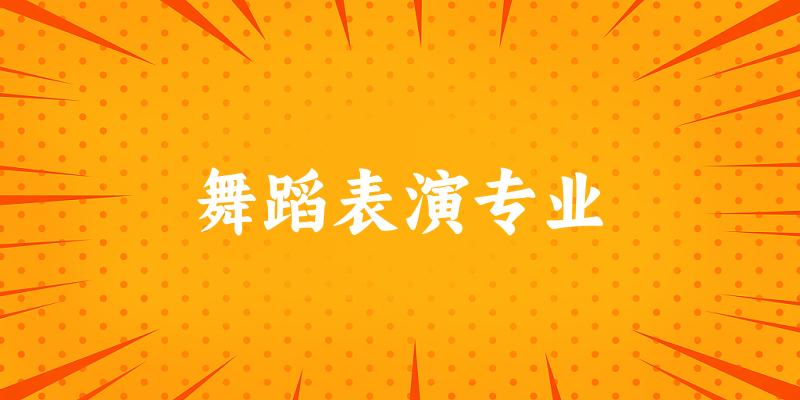 舞蹈表演专业海南录取分数线