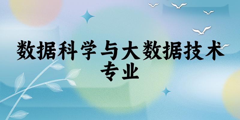 数据科学与大数据技术专业福建录取分数线