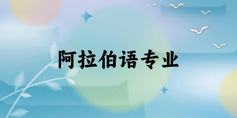 阿拉伯语专业宁夏录取分数线