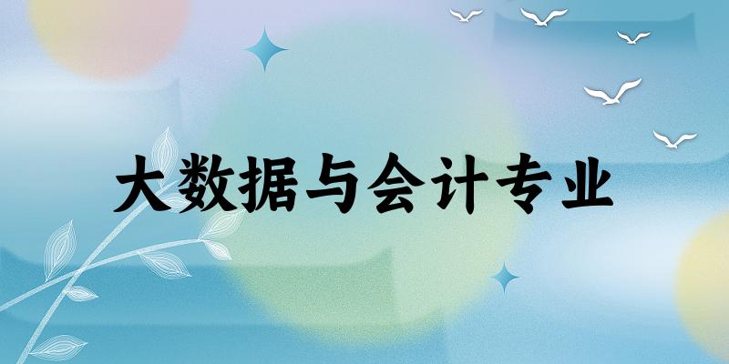 大数据与会计专业云南录取分数线