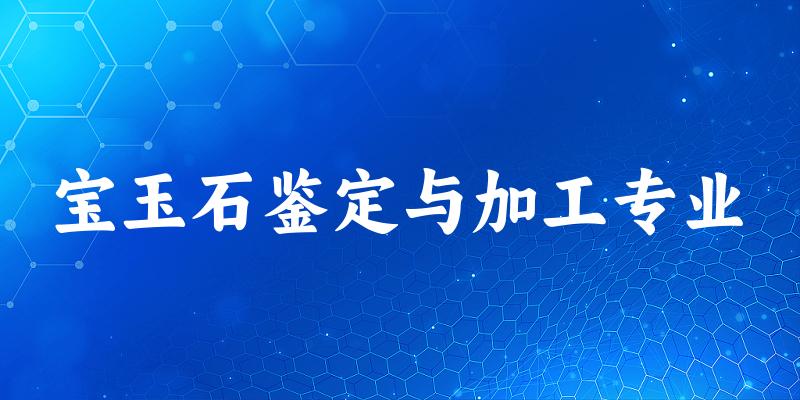 宝玉石鉴定与加工专业福建录取分数线