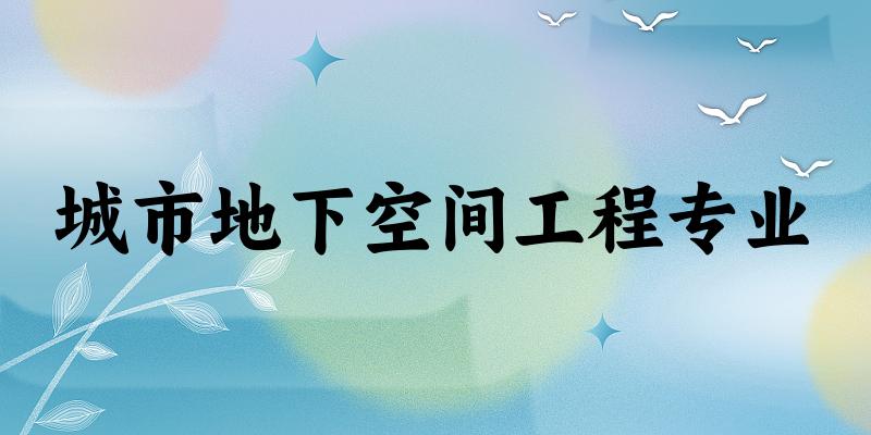 城市地下空间工程专业海南录取分数线