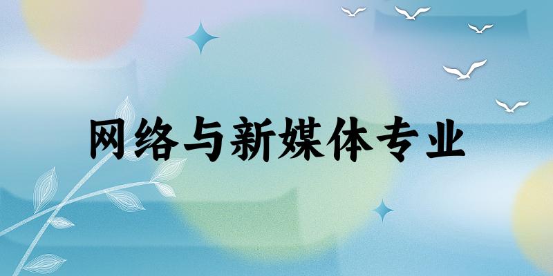 网络与新媒体专业贵州录取分数线