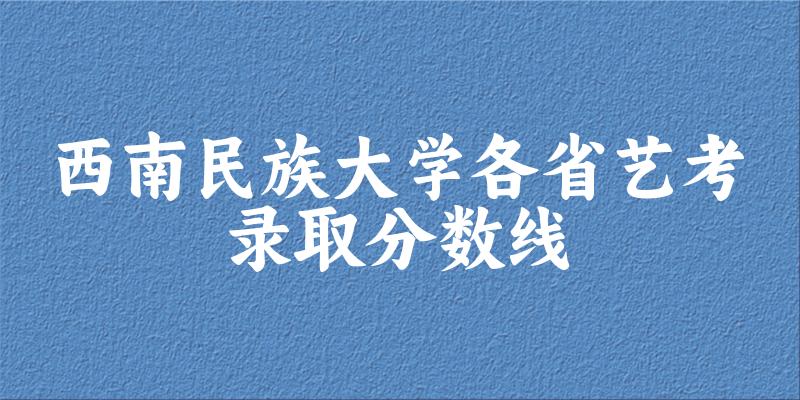 西南民族大学各省艺考录取分数线