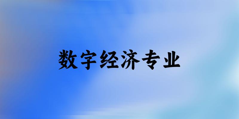 数字经济专业甘肃录取分数线