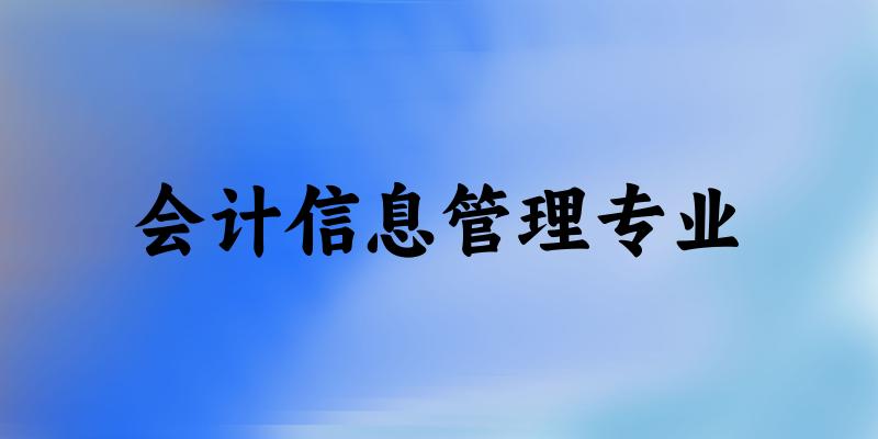 会计信息管理专业广西录取分数线