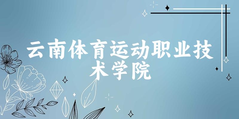 云南体育运动职业技术学院录取分数线2024年多少分? 附2024年最低录取位次