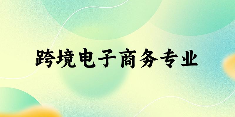 跨境电子商务专业广东录取分数线