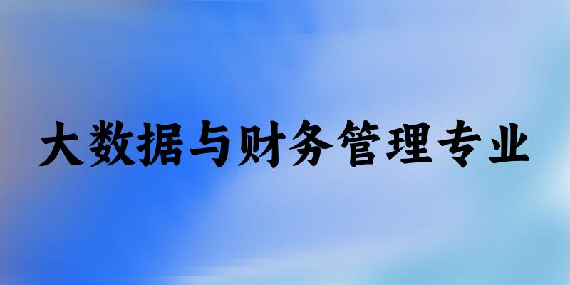 大数据与财务管理专业福建录取分数线