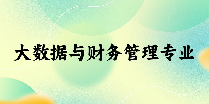 大数据与财务管理专业江苏录取分数线