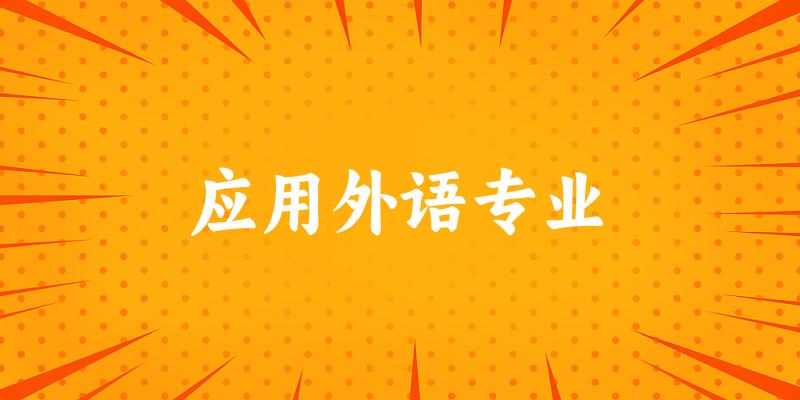 应用外语专业广西录取分数线