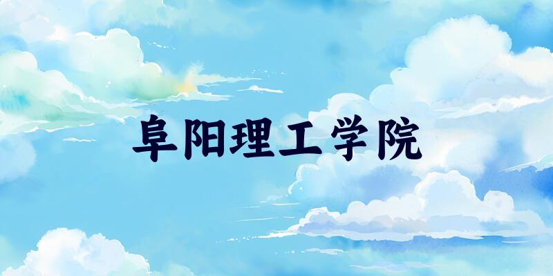 阜阳理工学院2025各省录取分数线汇总