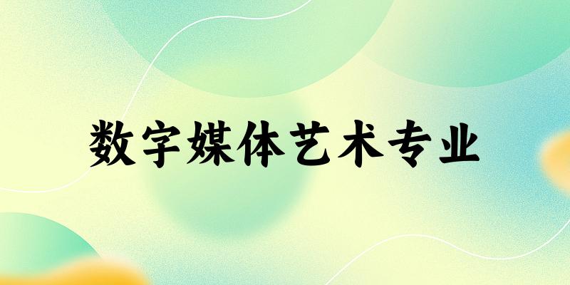 数字媒体艺术专业贵州录取分数线