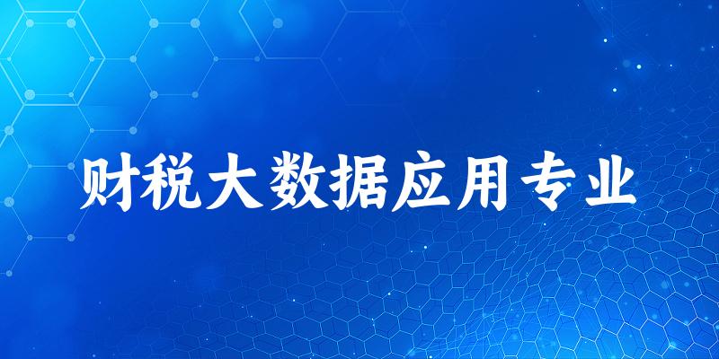 财税大数据应用专业陕西录取分数线