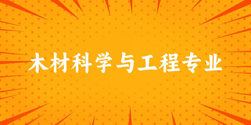 木材科学与工程专业宁夏录取分数线