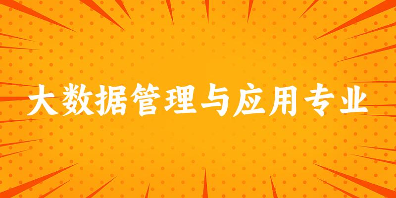 大数据管理与应用专业广西录取分数线