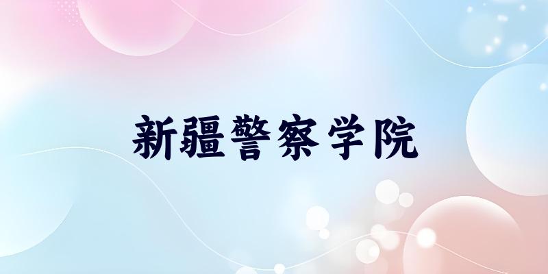新疆警察学院2025各省录取分数线汇总