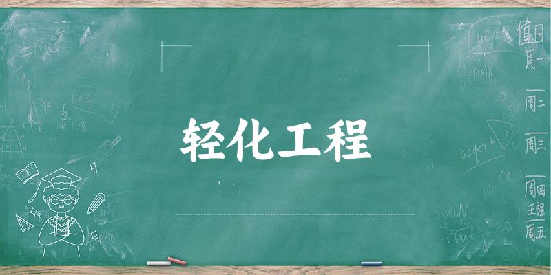 轻化工程专业安徽录取分数线
