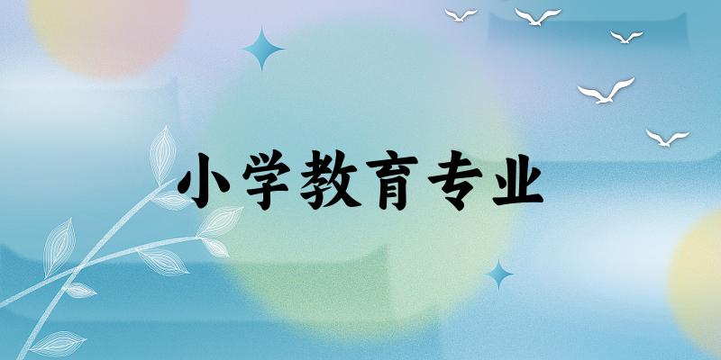 小学教育专业广东录取分数线
